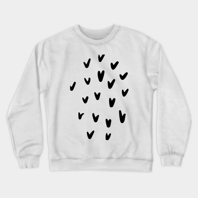 Flying Hearts Crewneck Sweatshirt by stuartchard